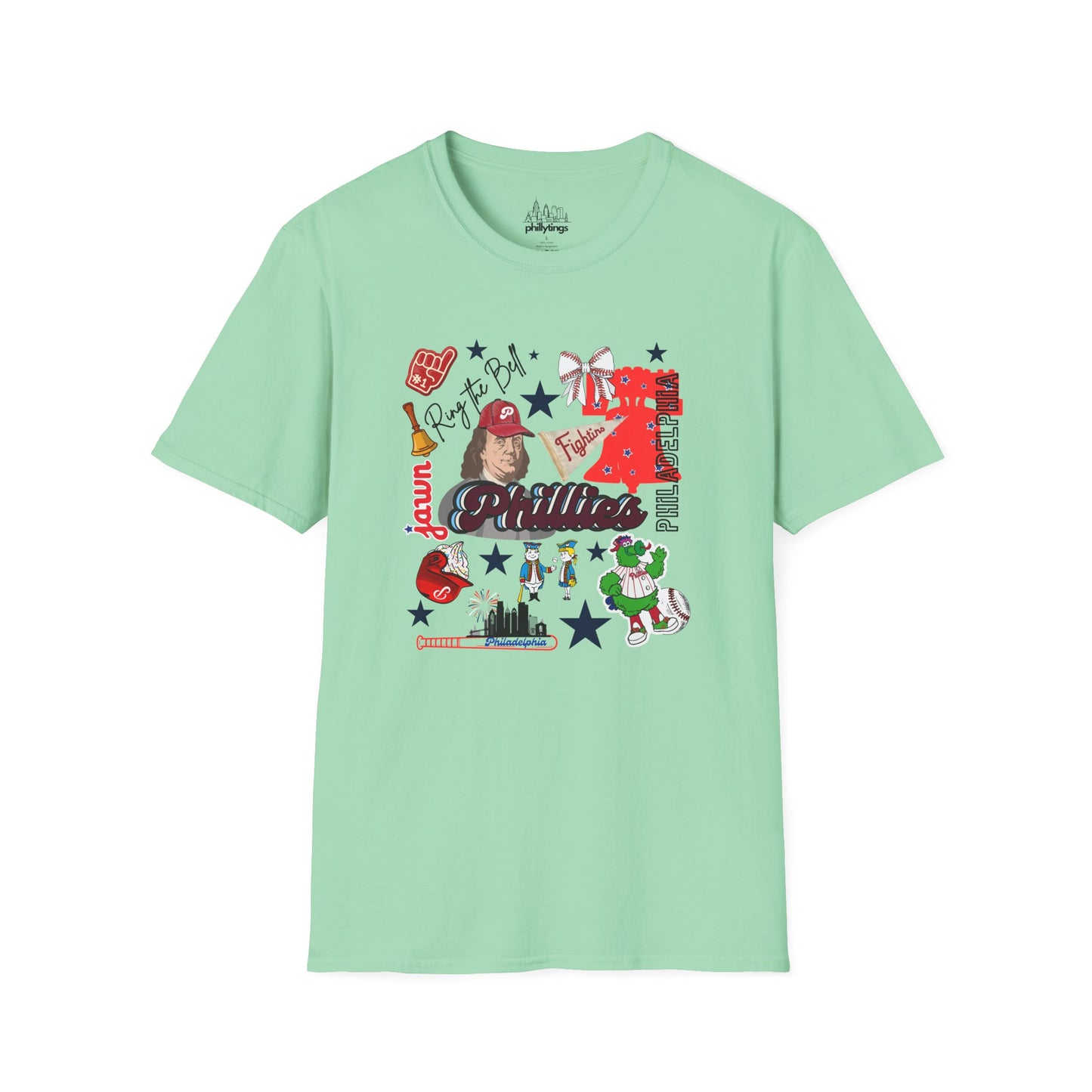 Vintage Phillies Collage - Unisex Tee
