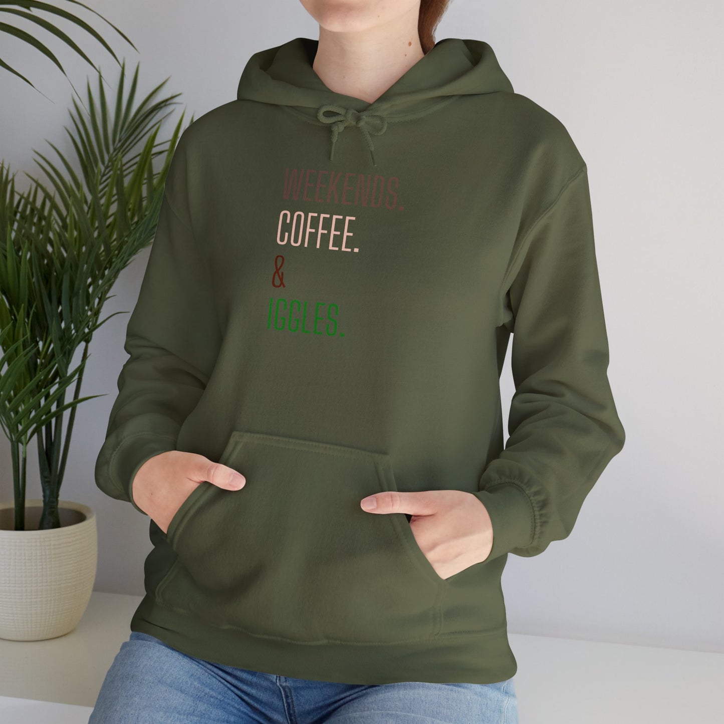 Weekends.Coffee.Iggles - Unisex Hoodie