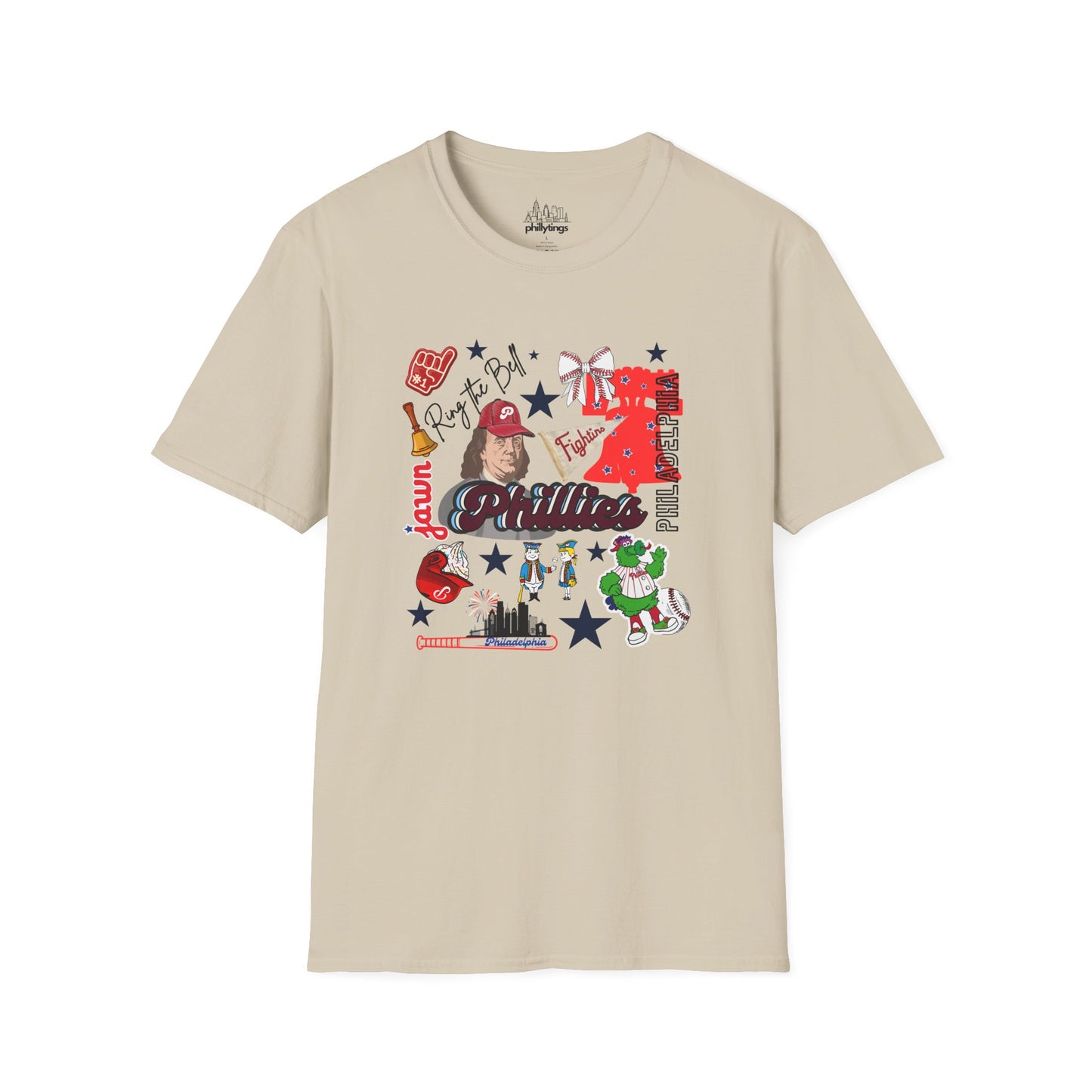 Vintage Phillies Collage - Unisex Tee