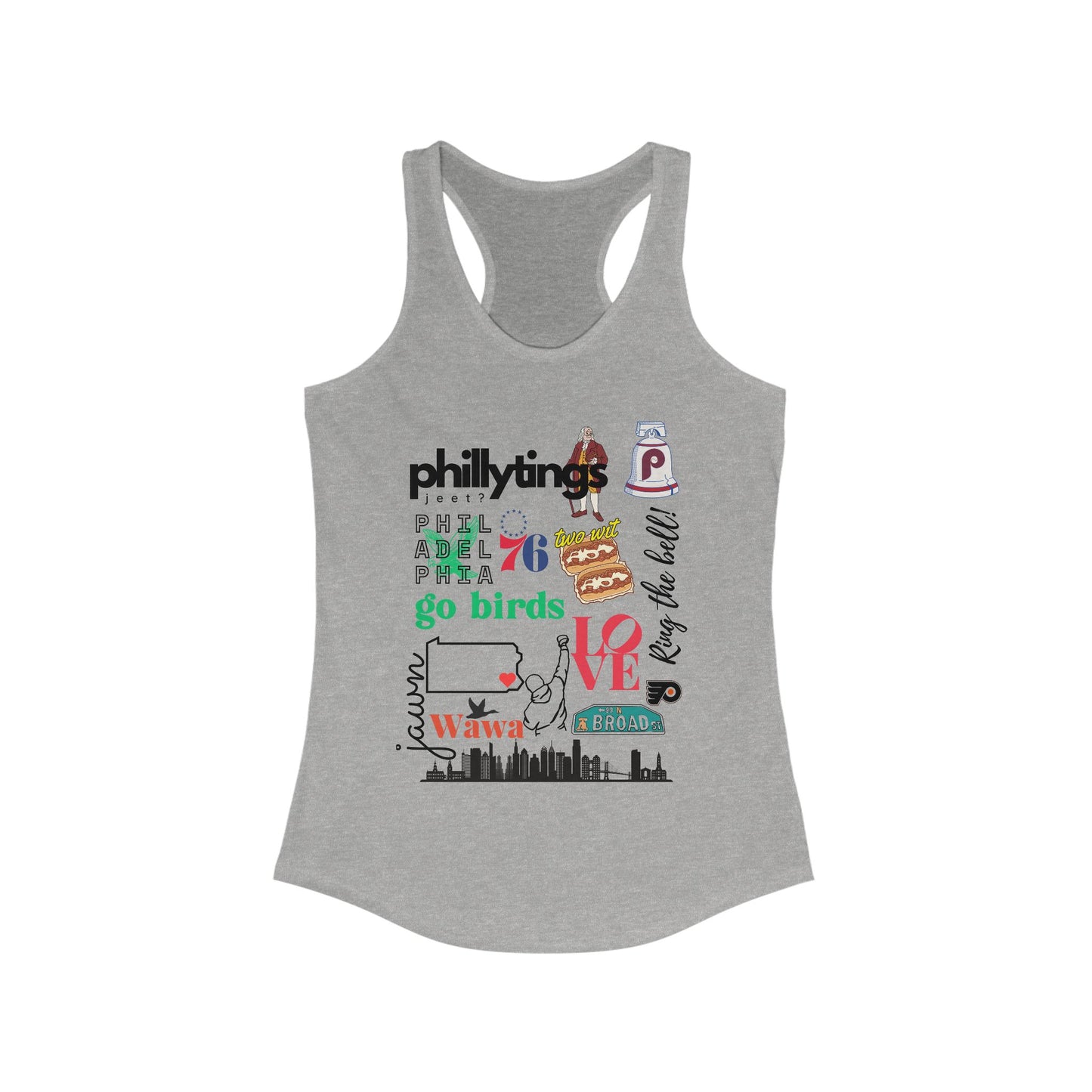 All Tings Philly - Racerback Tank