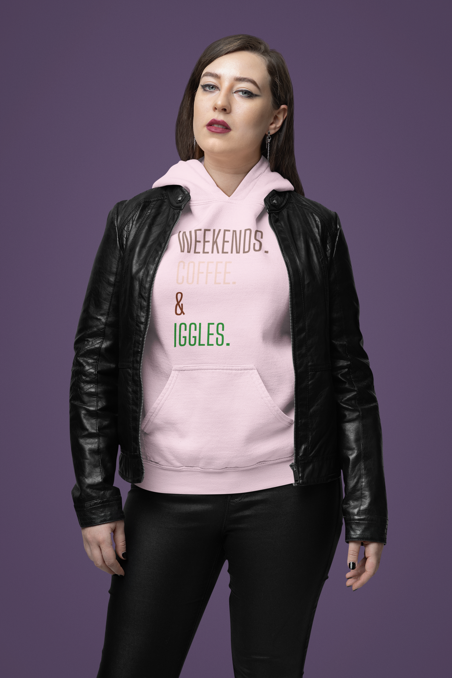 Weekends.Coffee.Iggles - Unisex Hoodie