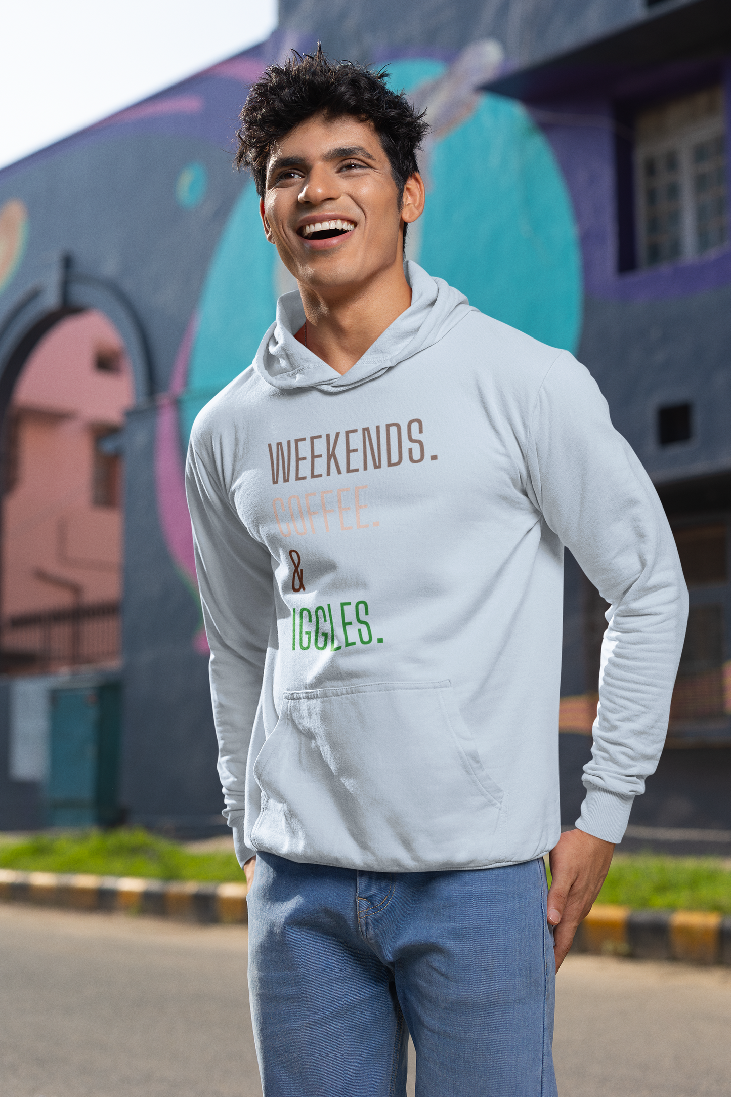 Weekends.Coffee.Iggles - Unisex Hoodie