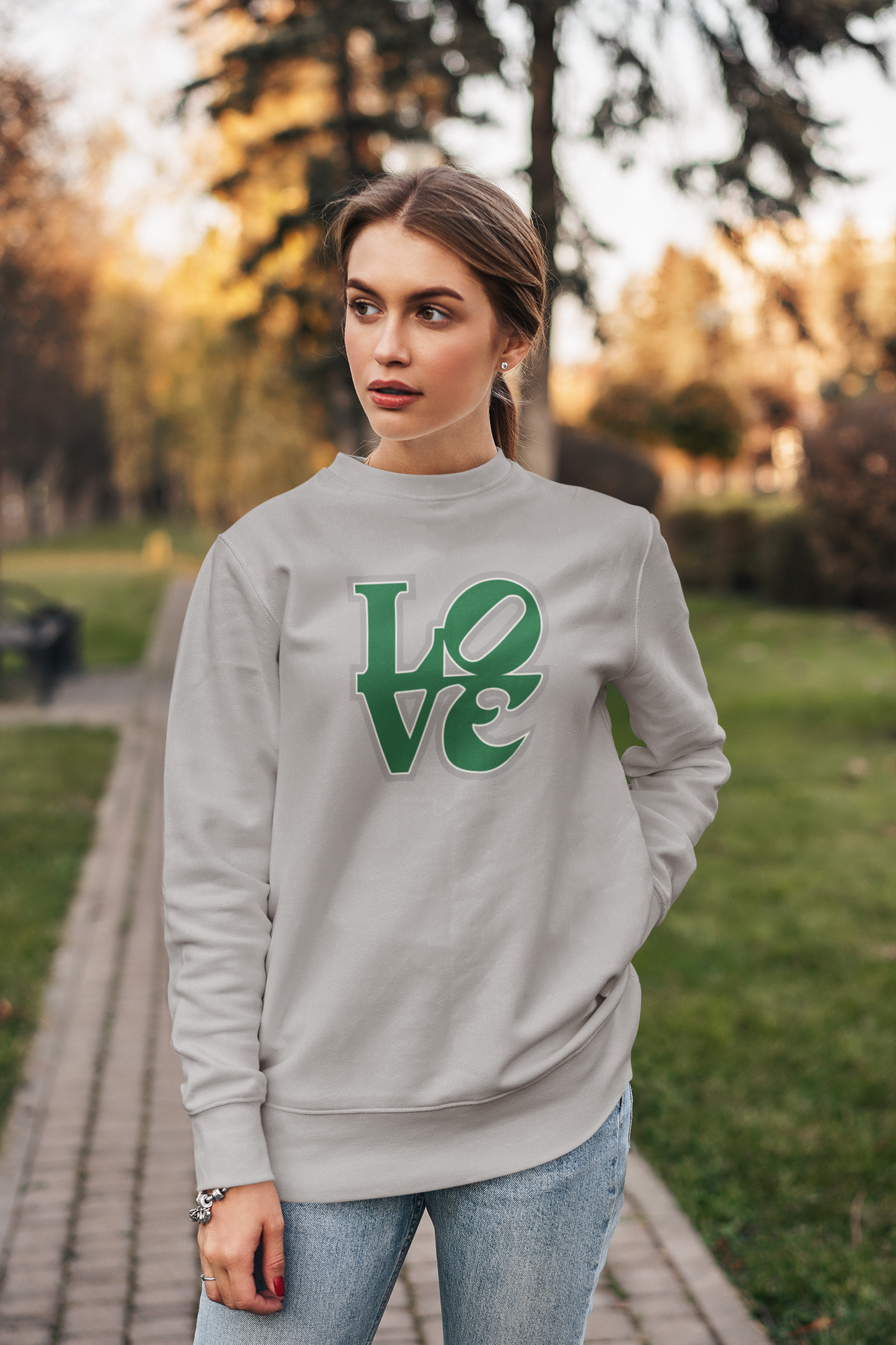 Eagles LOVE - Unisex Crewneck Sweatshirt