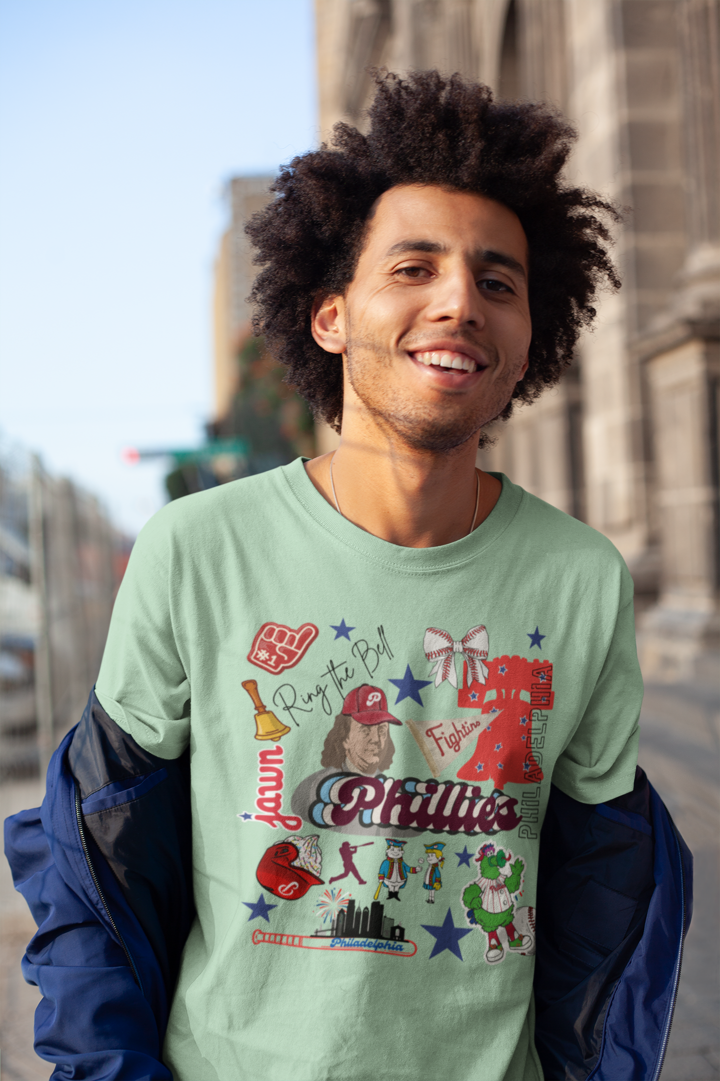Vintage Phillies Collage - Unisex Tee
