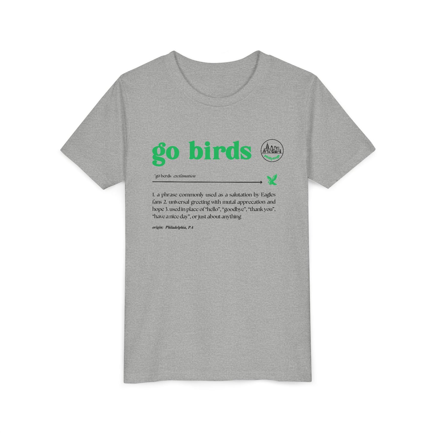 Go Birds Definition - Unisex Kids Tee