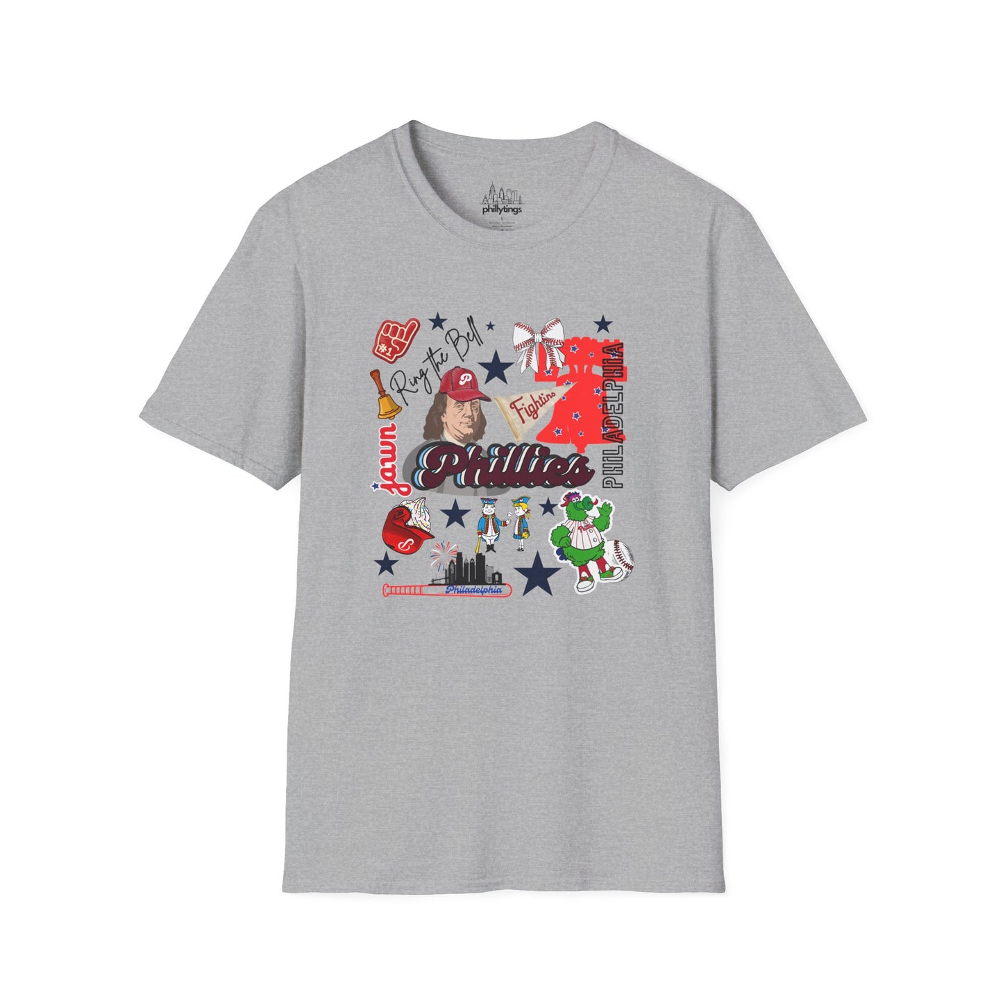 Vintage Phillies Collage - Unisex Tee