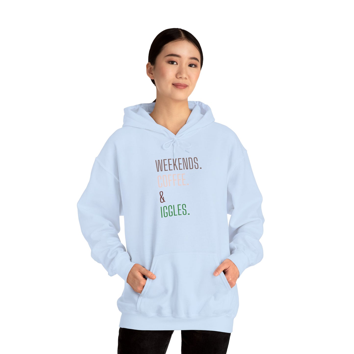Weekends.Coffee.Iggles - Unisex Hoodie