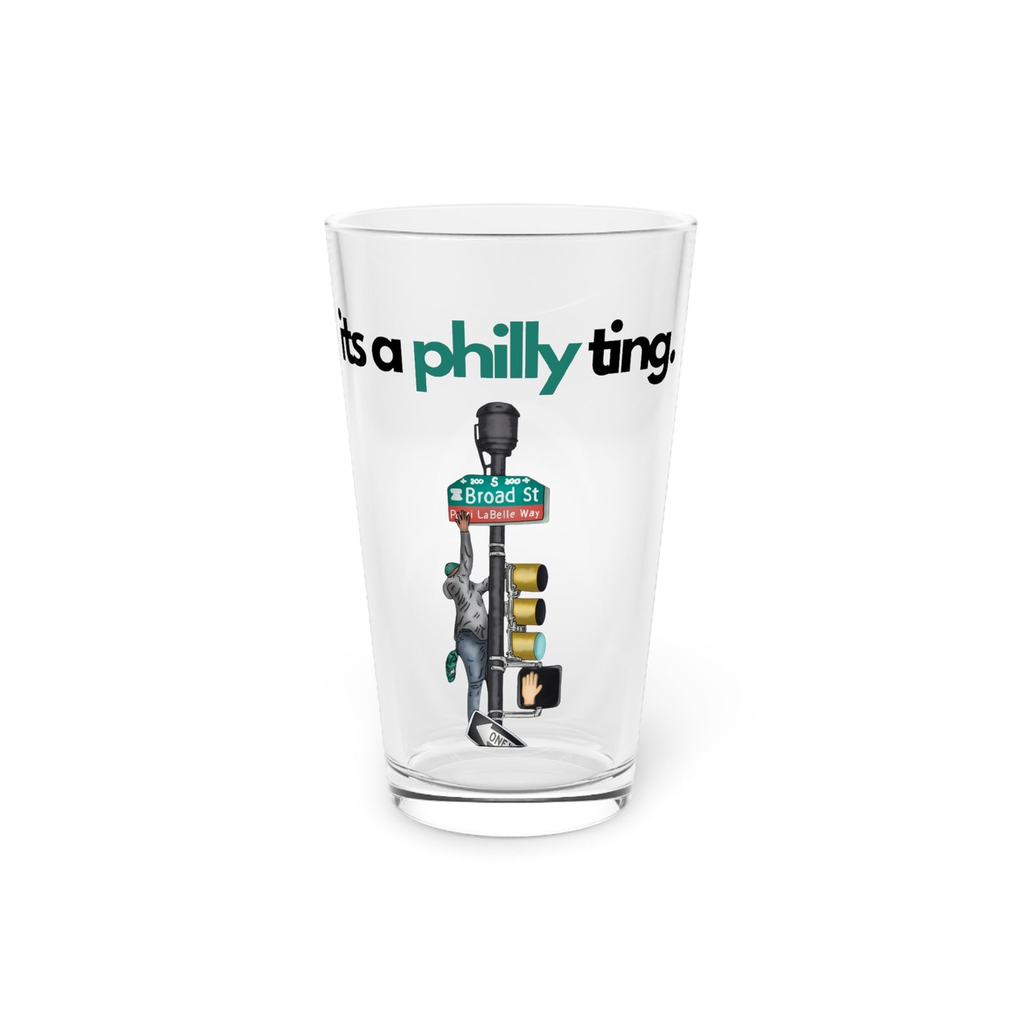 Philly Pole - Pint Glass, 16oz