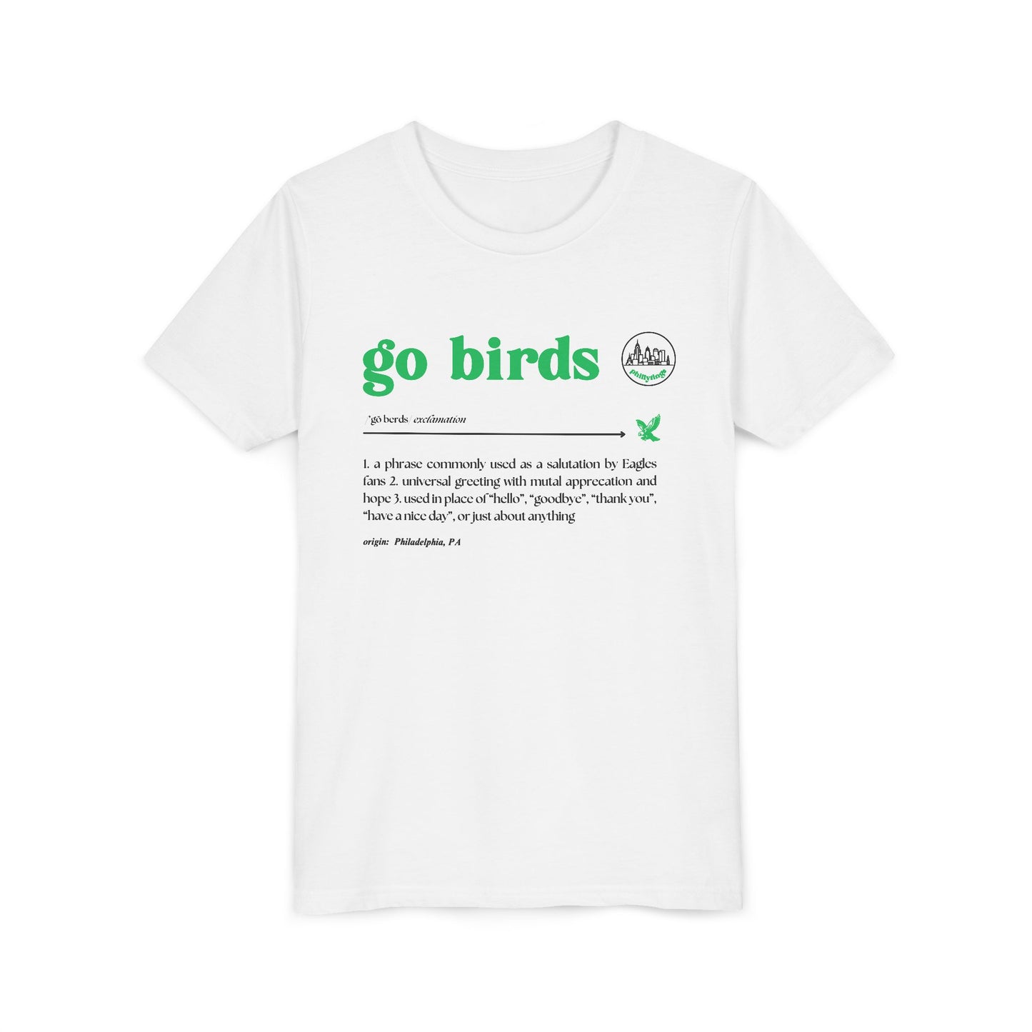 Go Birds Definition - Unisex Kids Tee