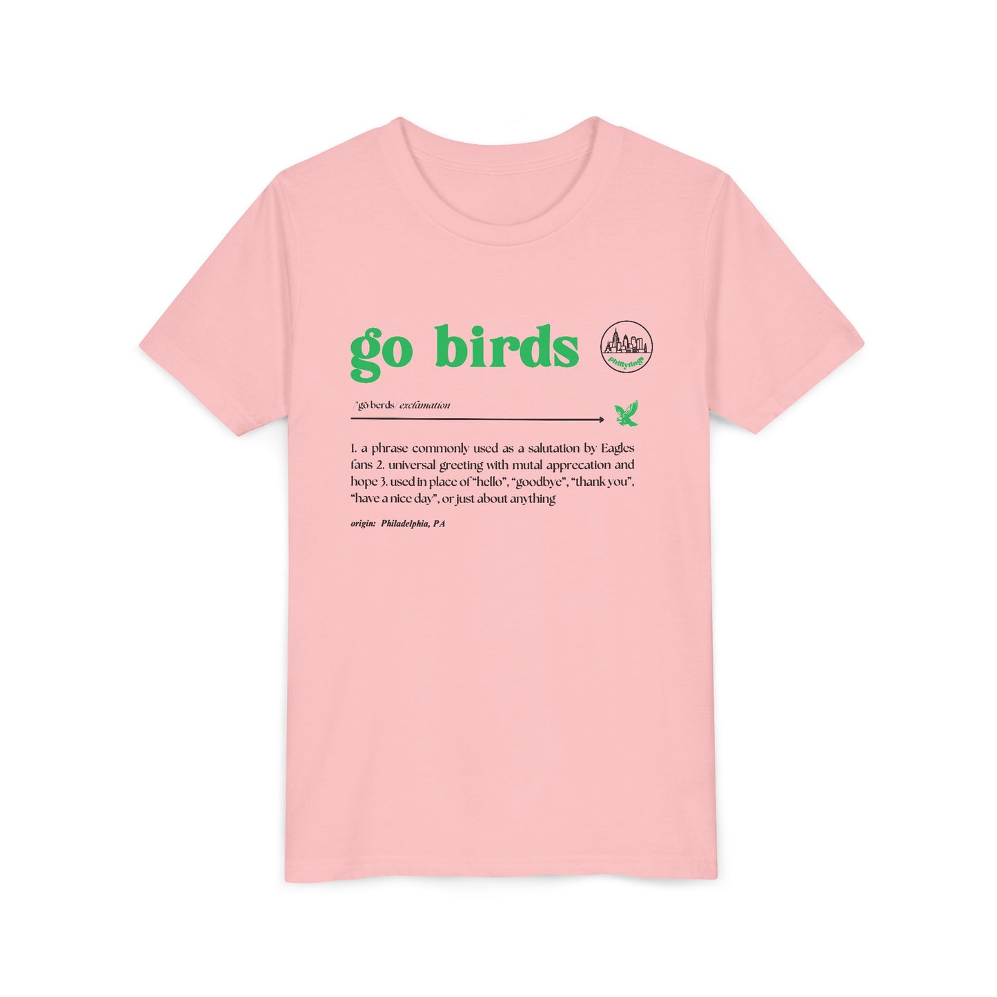 Go Birds Definition - Unisex Kids Tee