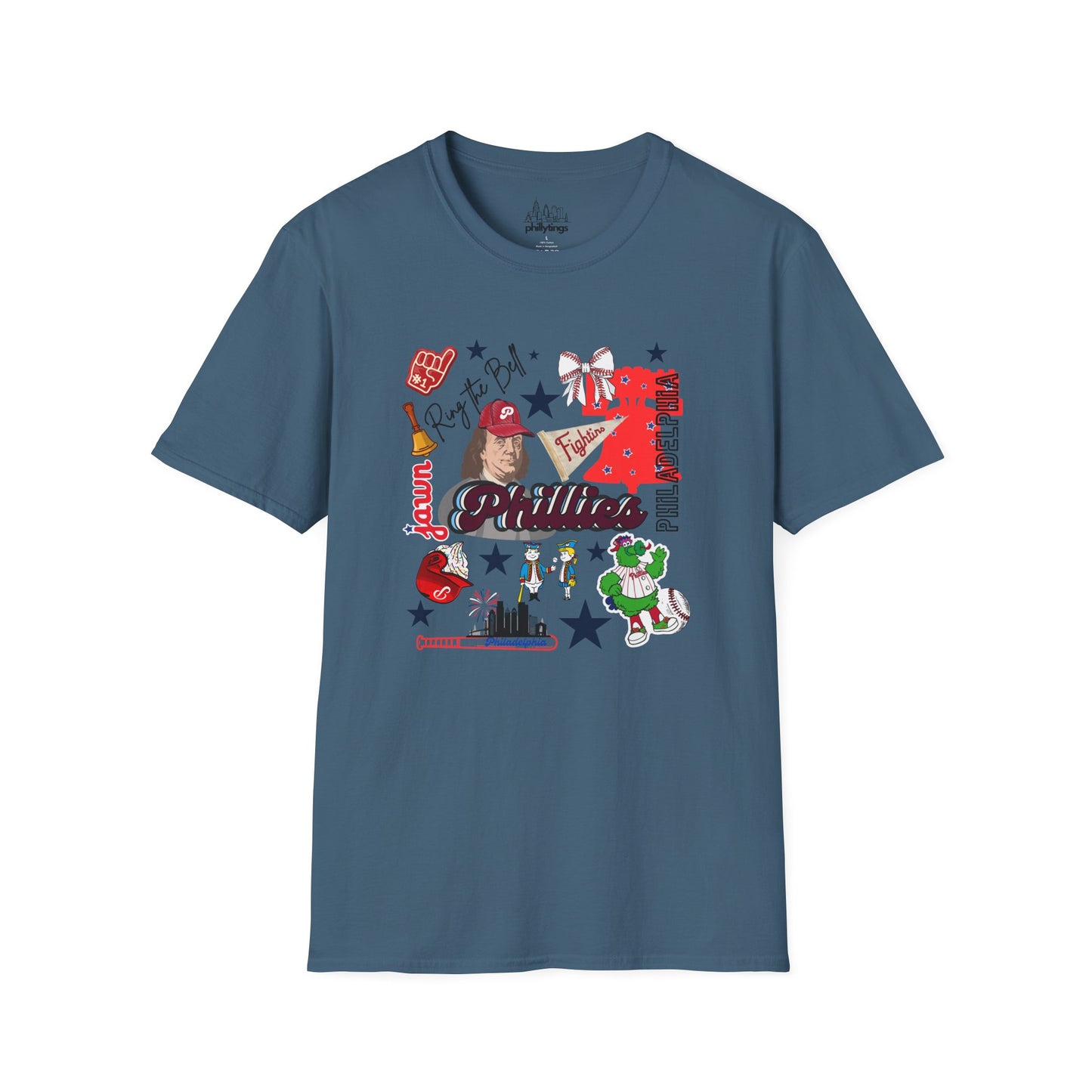 Vintage Phillies Collage - Unisex Tee