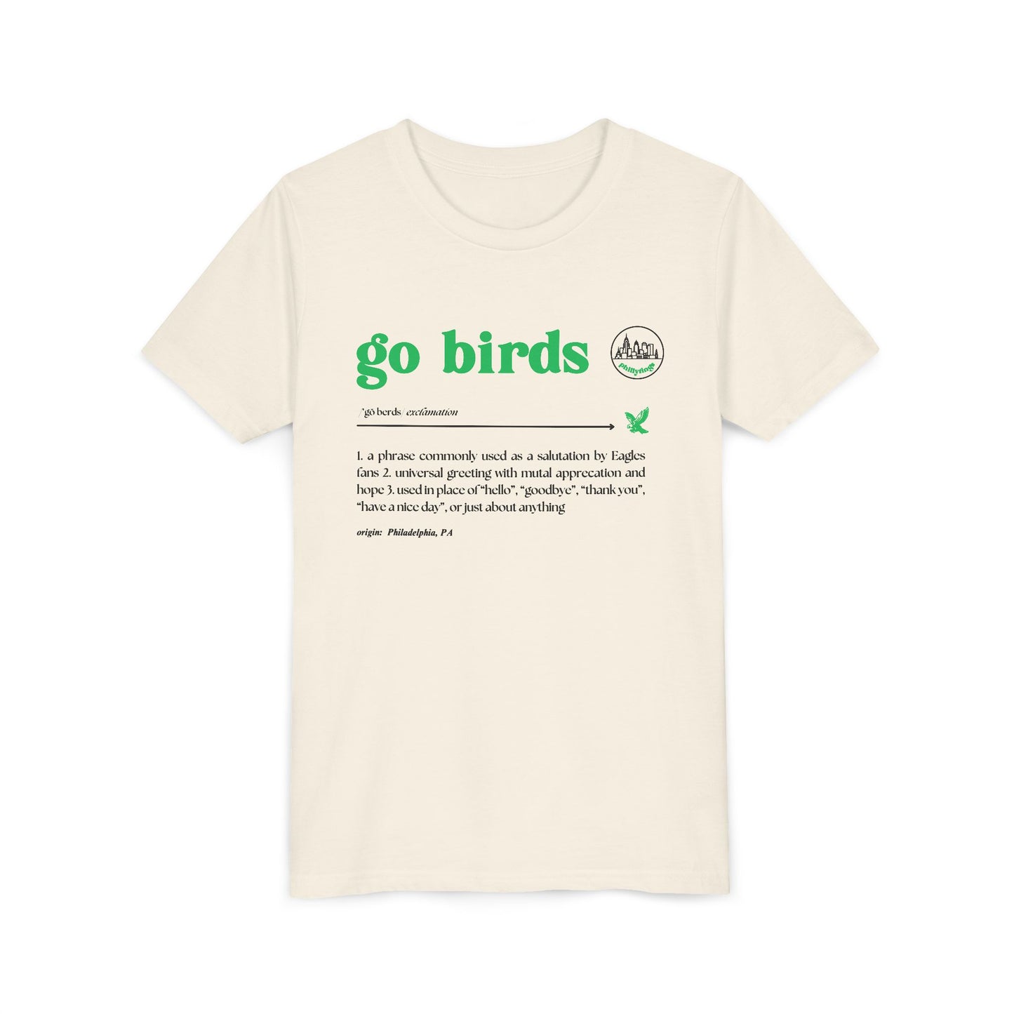 Go Birds Definition - Unisex Kids Tee