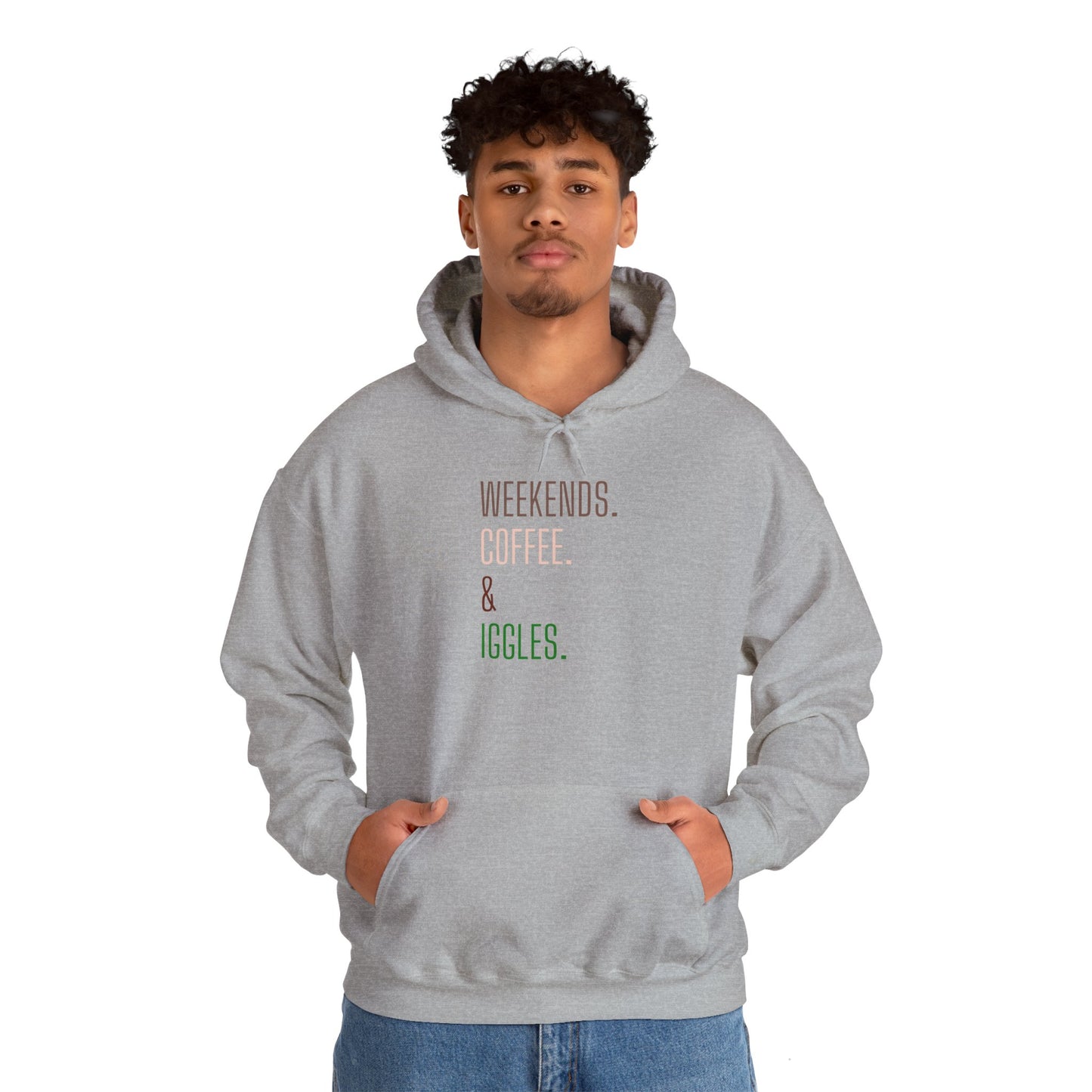 Weekends.Coffee.Iggles - Unisex Hoodie