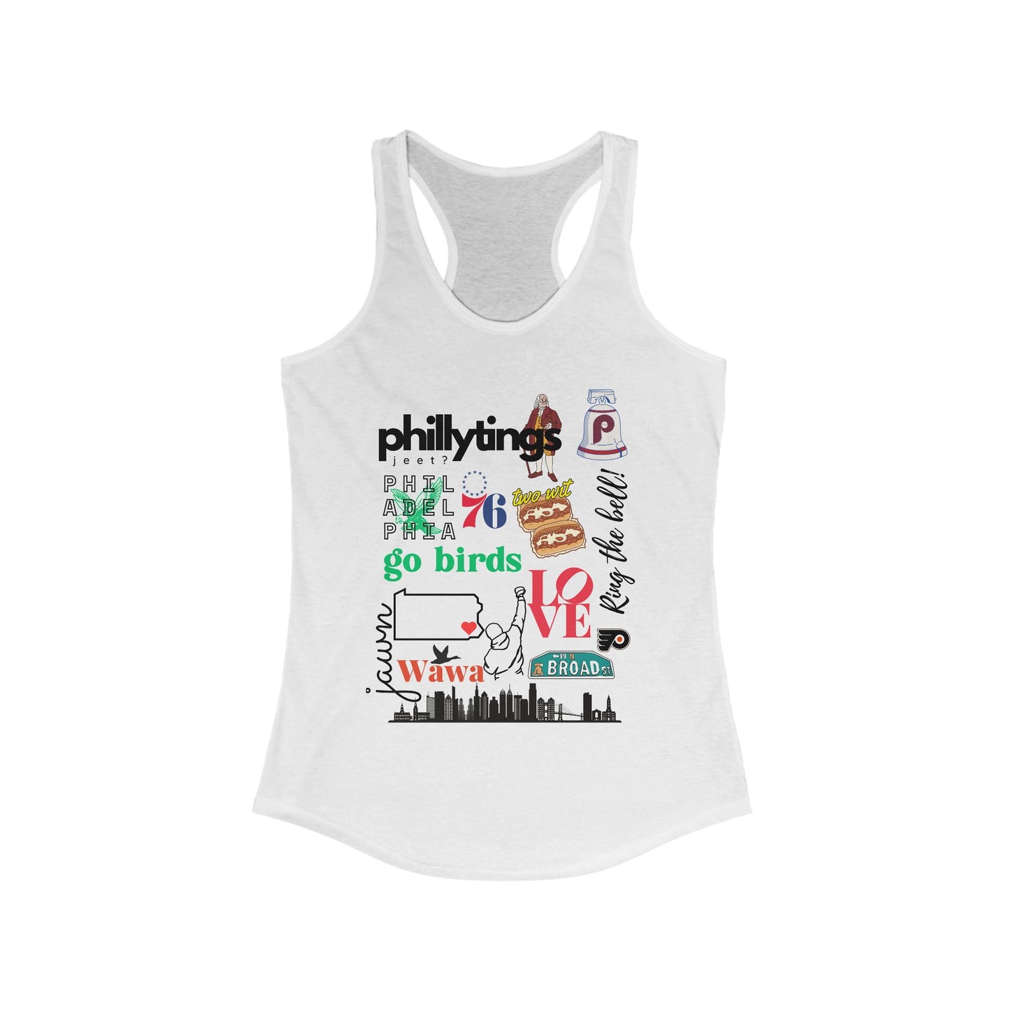 All Tings Philly - Racerback Tank