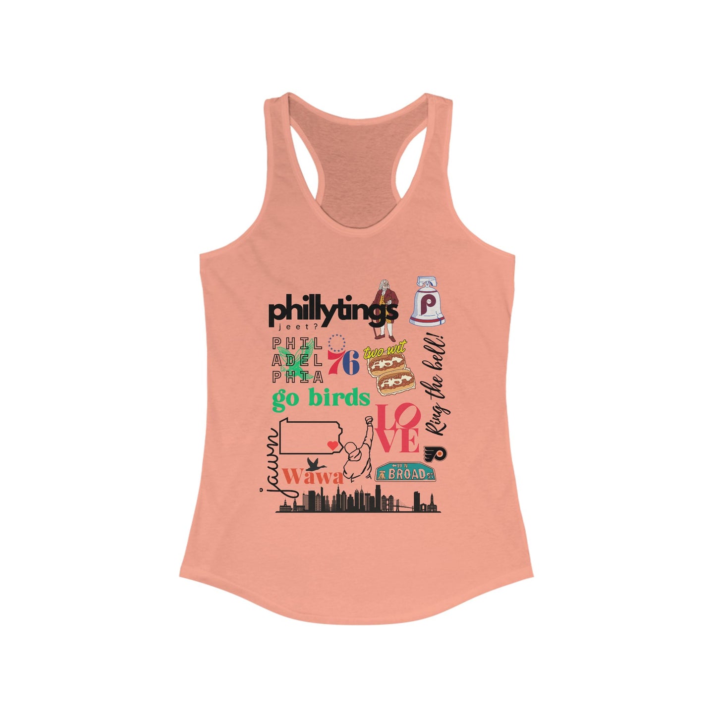 All Tings Philly - Racerback Tank