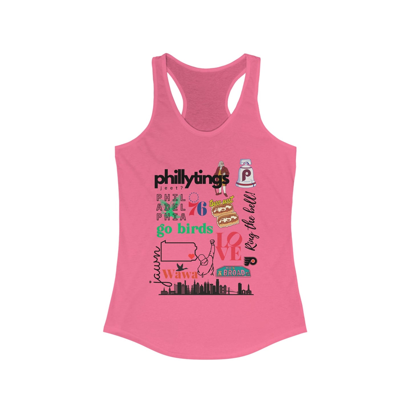 All Tings Philly - Racerback Tank