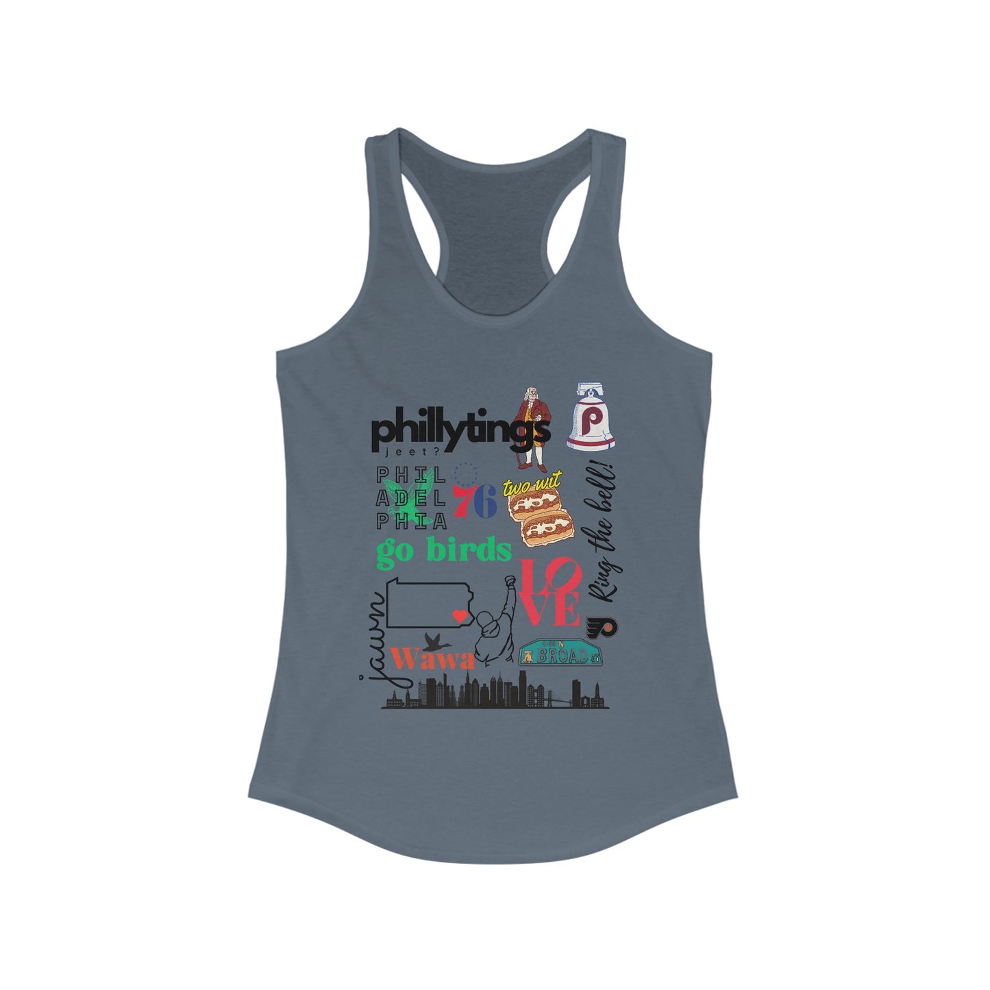 All Tings Philly - Racerback Tank