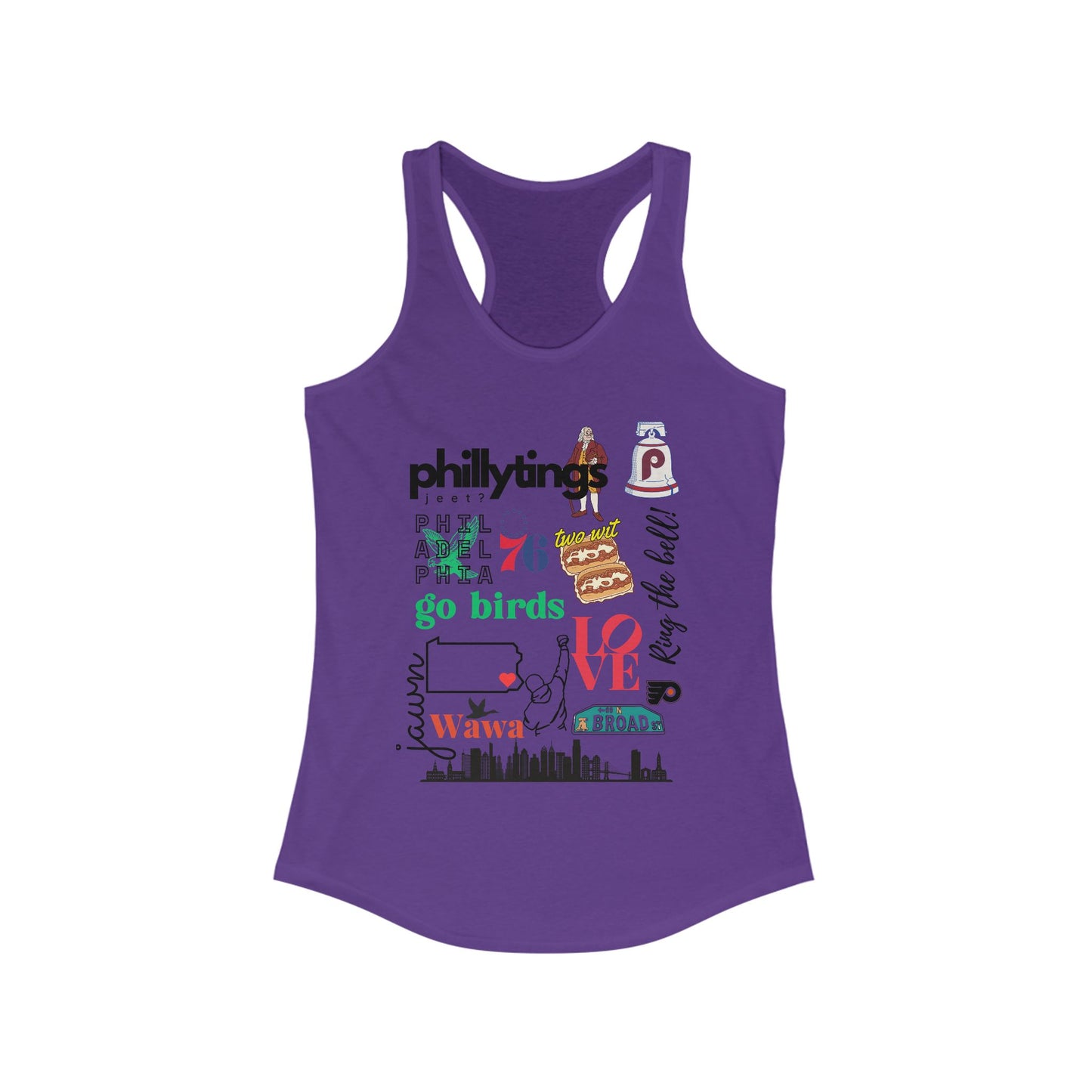All Tings Philly - Racerback Tank