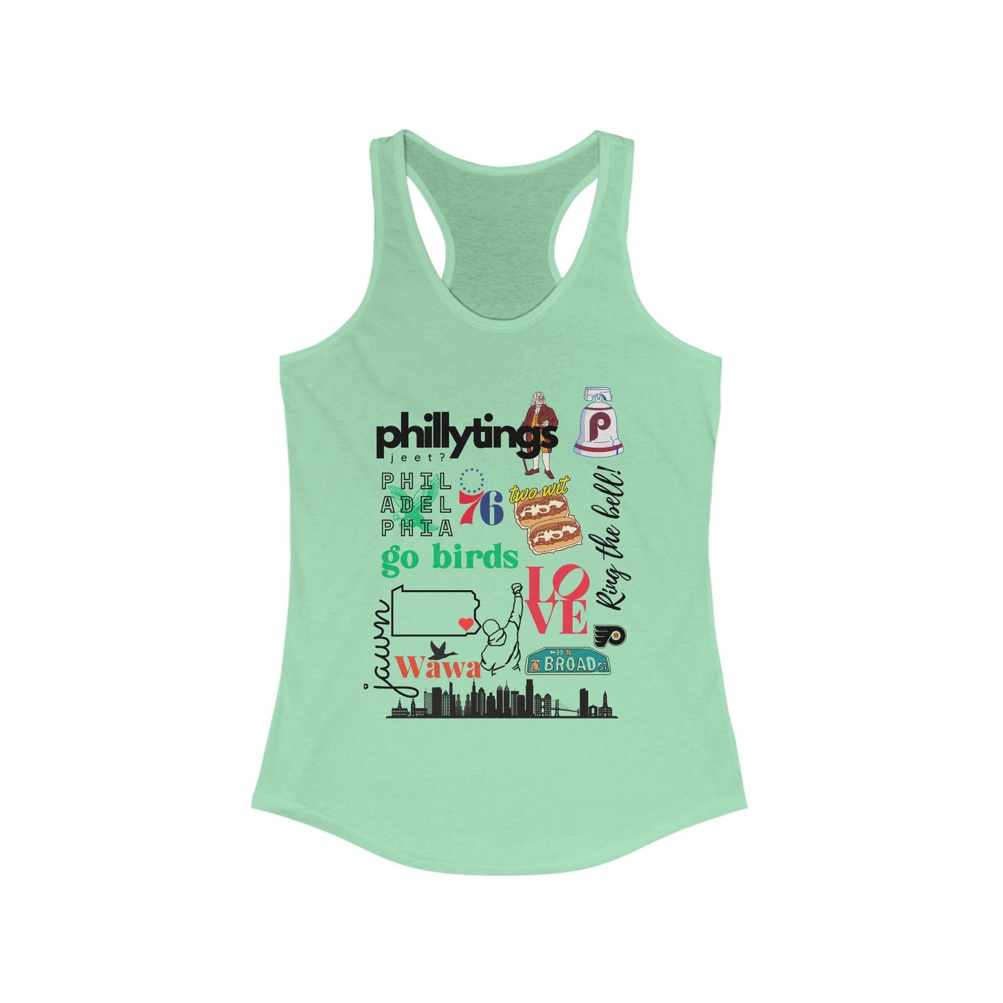 All Tings Philly - Racerback Tank