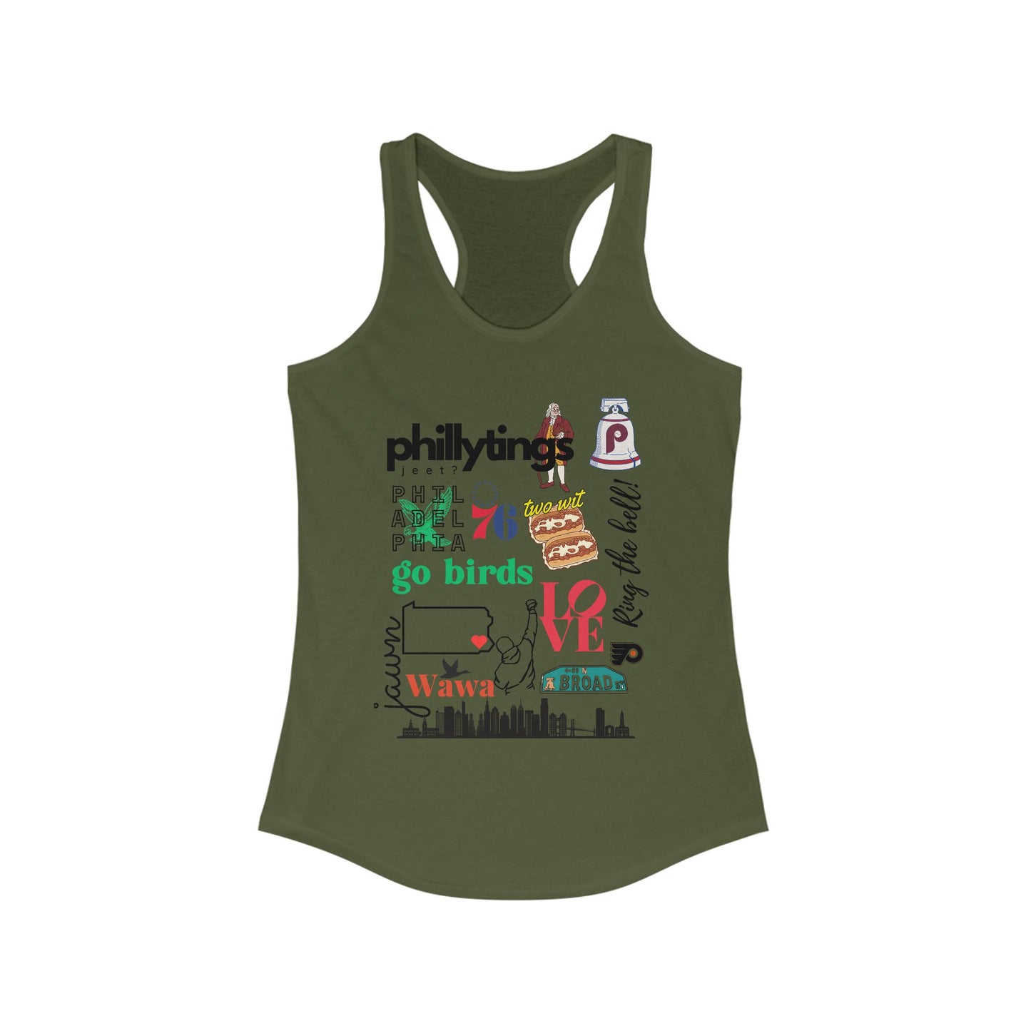 All Tings Philly - Racerback Tank