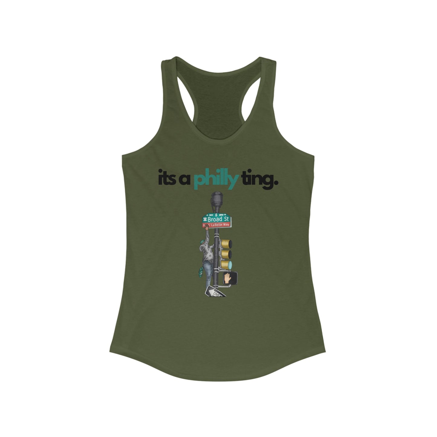 Philly Pole - Racerback Tank