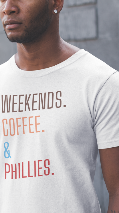 Weekend Coffee & Phillies Unisex Softstyle T-Shirt