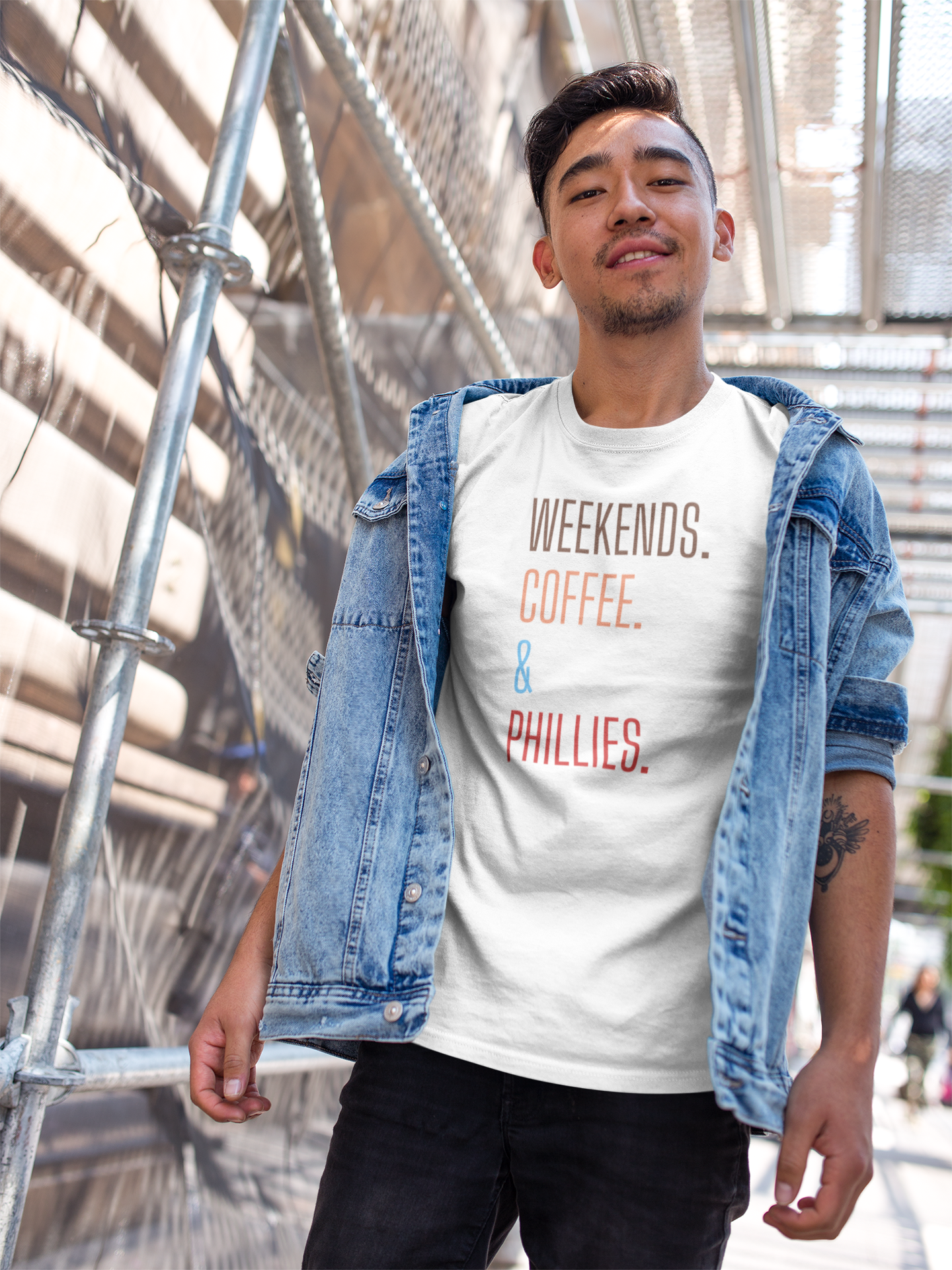 Weekend Coffee & Phillies Unisex Softstyle T-Shirt