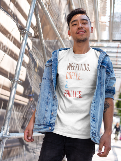 Weekend Coffee & Phillies Unisex Softstyle T-Shirt