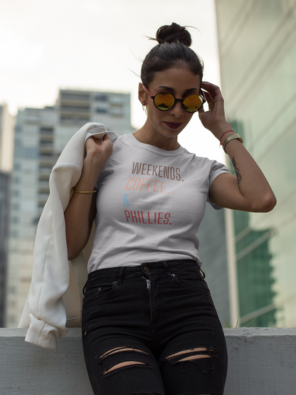 Weekend Coffee & Phillies Unisex Softstyle T-Shirt